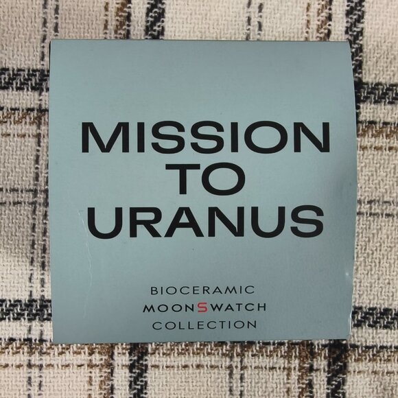 Swatch X Omega Bioceramic Moonswatch Mission To The Uranus Watch - Picture 5 of 5
